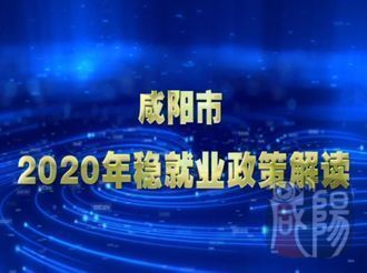 【看咸陽·視頻】咸陽市2020年穩(wěn)就業(yè)政策解讀（下）