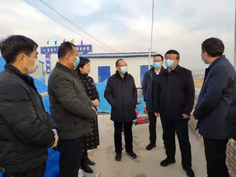 马俊民到礼泉调研新希望生猪养殖项目建设情况