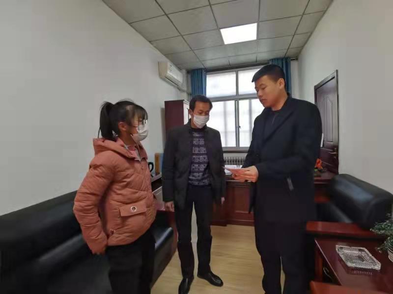 【助困助学 暖心暖冬】长武团县委开展农村家庭经济困难学子走访资助活动