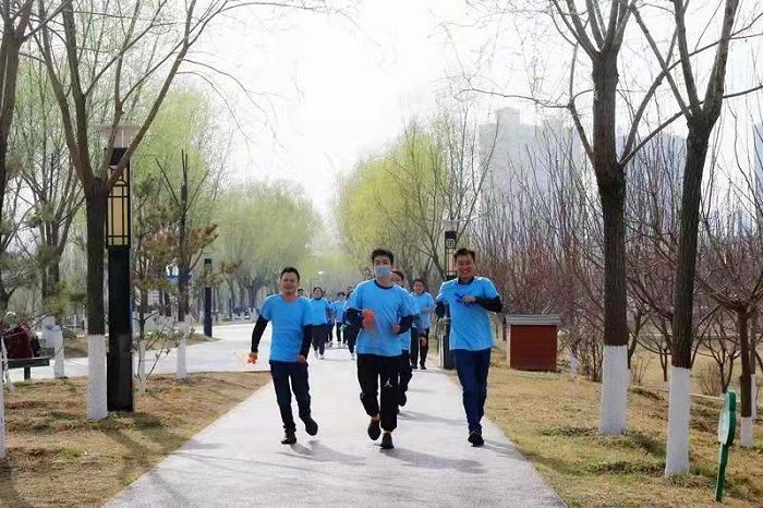  渭城區委宣傳部、區融媒體中心聯合舉辦  “一路向陽 再創佳績”元宵節健步走活動