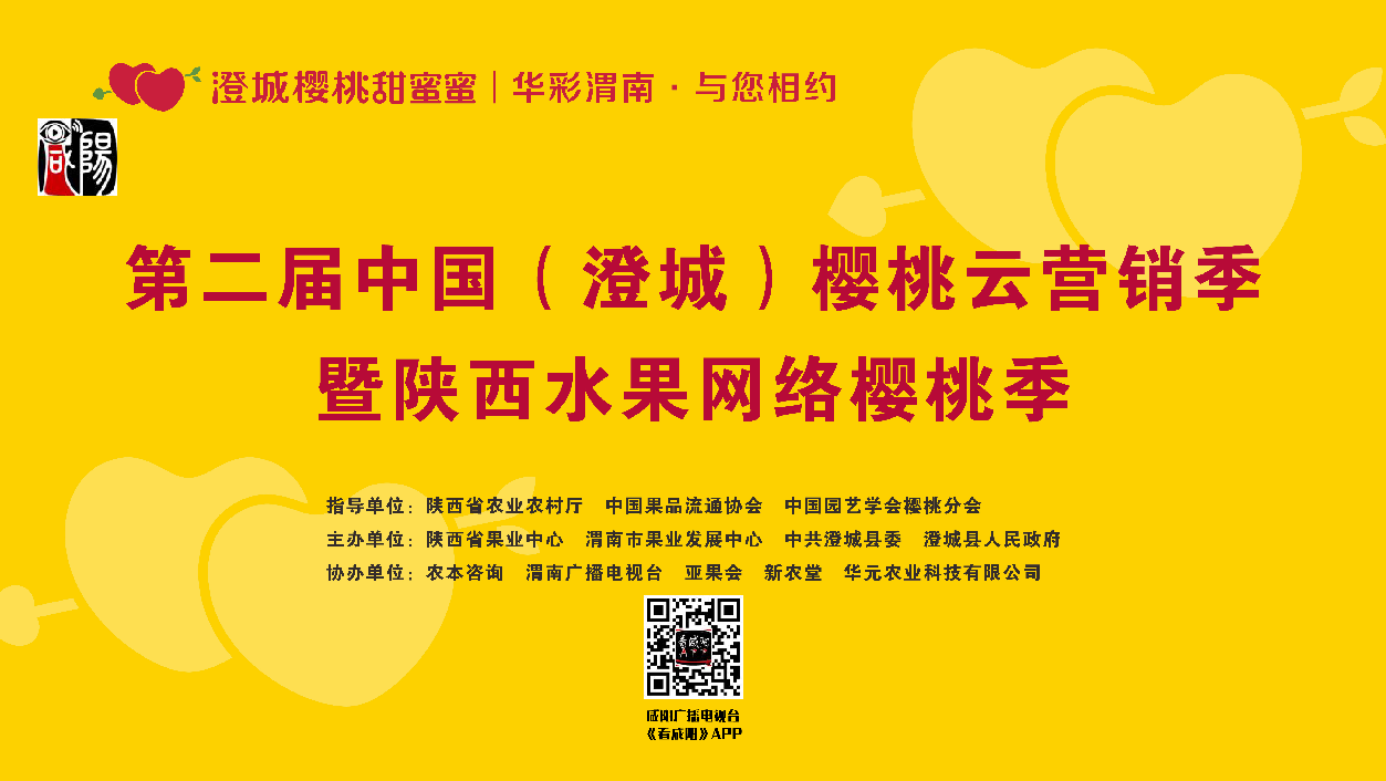 【直播回看】第二届中国(澄城)樱桃云营销季暨陕西水果网络樱桃季启动仪式