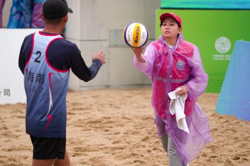 【喜迎十四运】十四运会沙滩排球测试赛志愿者:让青春在志愿服务中闪光