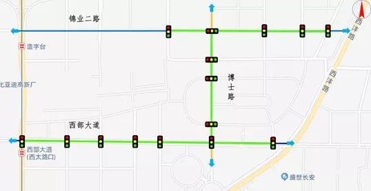 【喜迎十四运】西安“绿波带”建设扩容 “工字型”绿波网组网成功