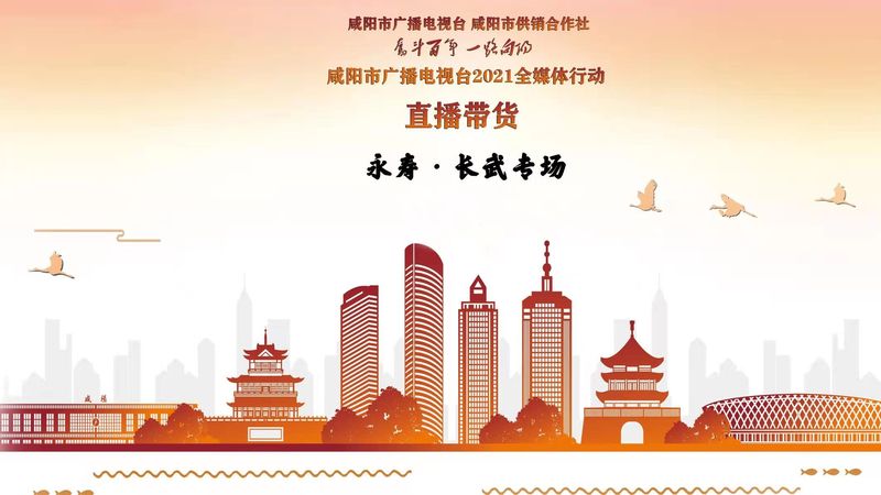 【直播回看】奋斗百年 一路向阳|2021咸阳广电全媒体行动直播带货——永寿长武专场