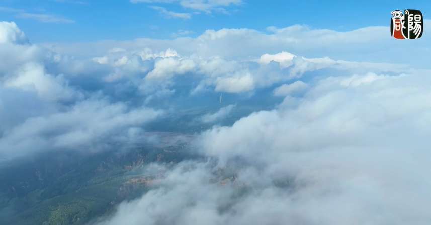 【视频】咸阳风光无限好 |快来看旬邑穿越500米的云海