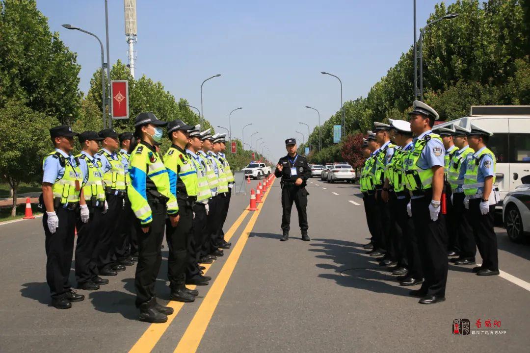 咸阳市公安局：依托“红蓝对抗”实战练兵 全面提升交通安保能力