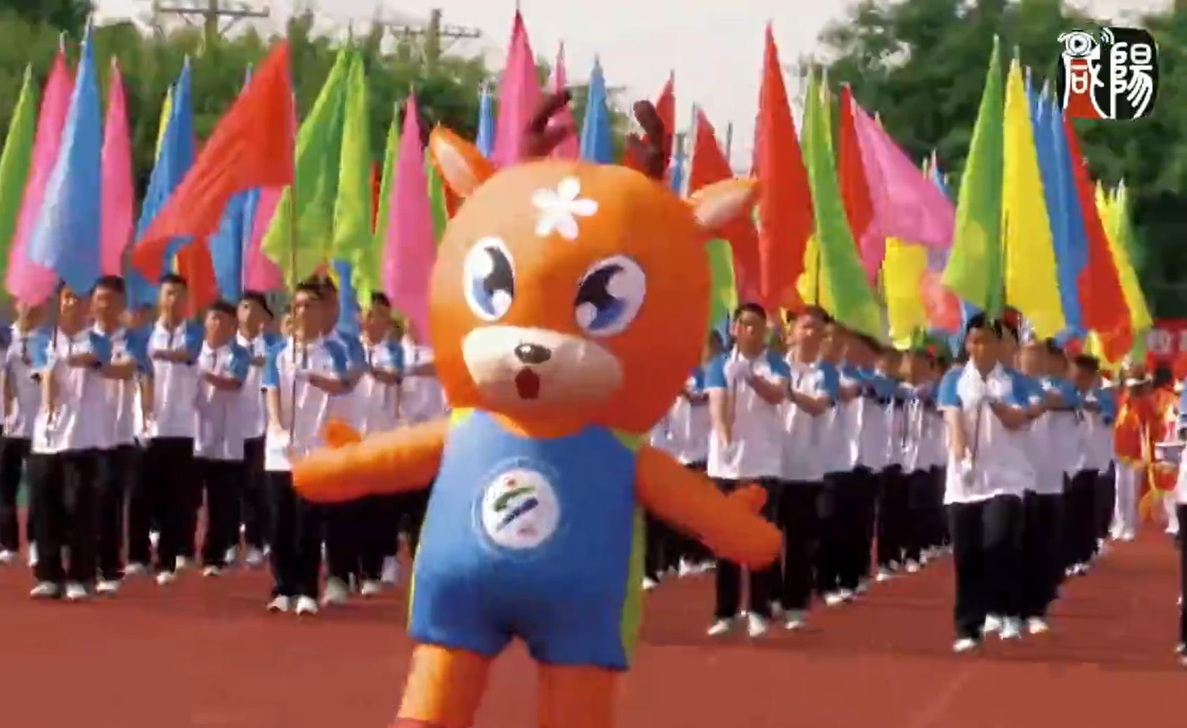 【视频】三原县：体教融合启动仪式暨第十一届中小学生球类运动会开幕