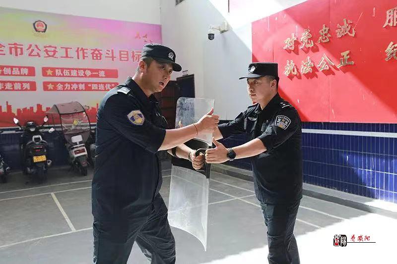 咸陽公安渭城分局開展警務實戰技能培訓