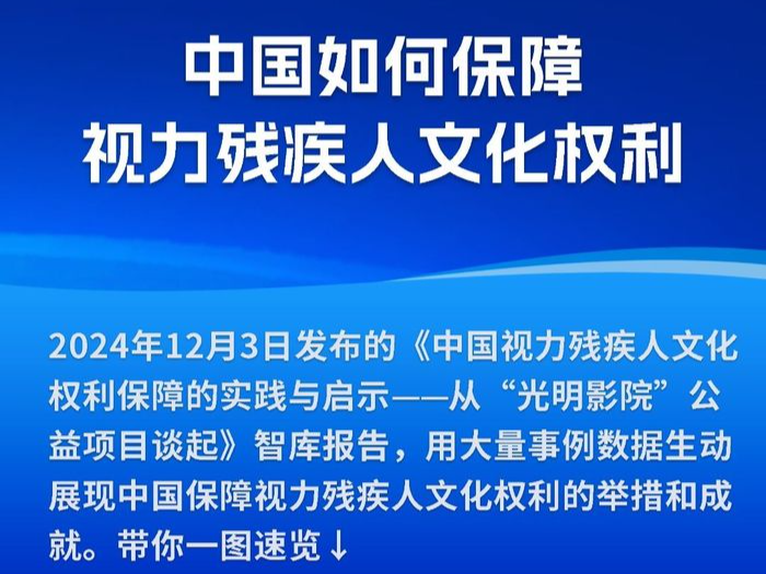 中國(guó)如何保障視力殘疾人文化權(quán)利