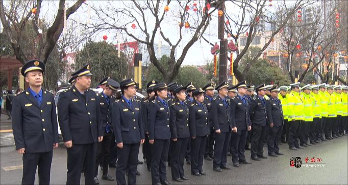 礼泉县城管执法局开展街面环境秩序整治工作