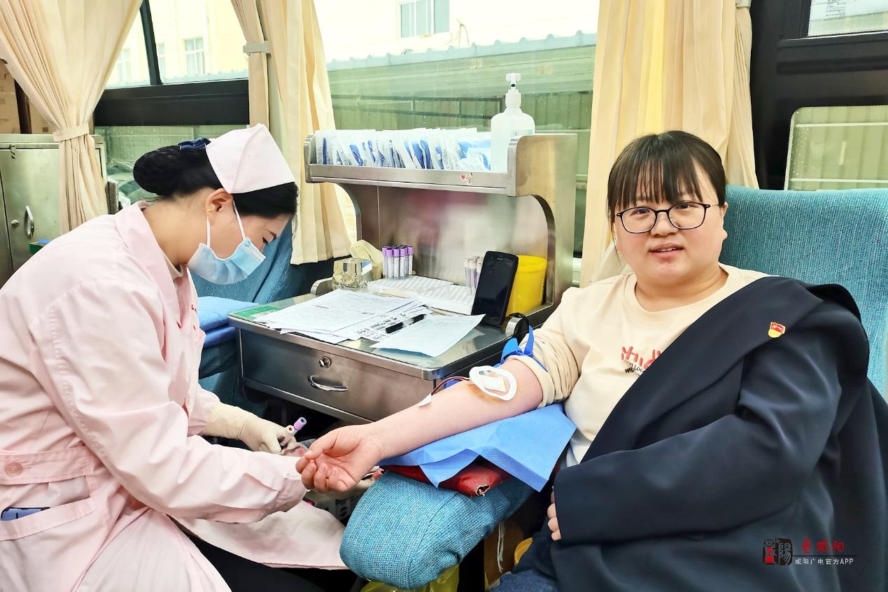 传递爱心！陕西移动永寿分公司开展无偿献血活动