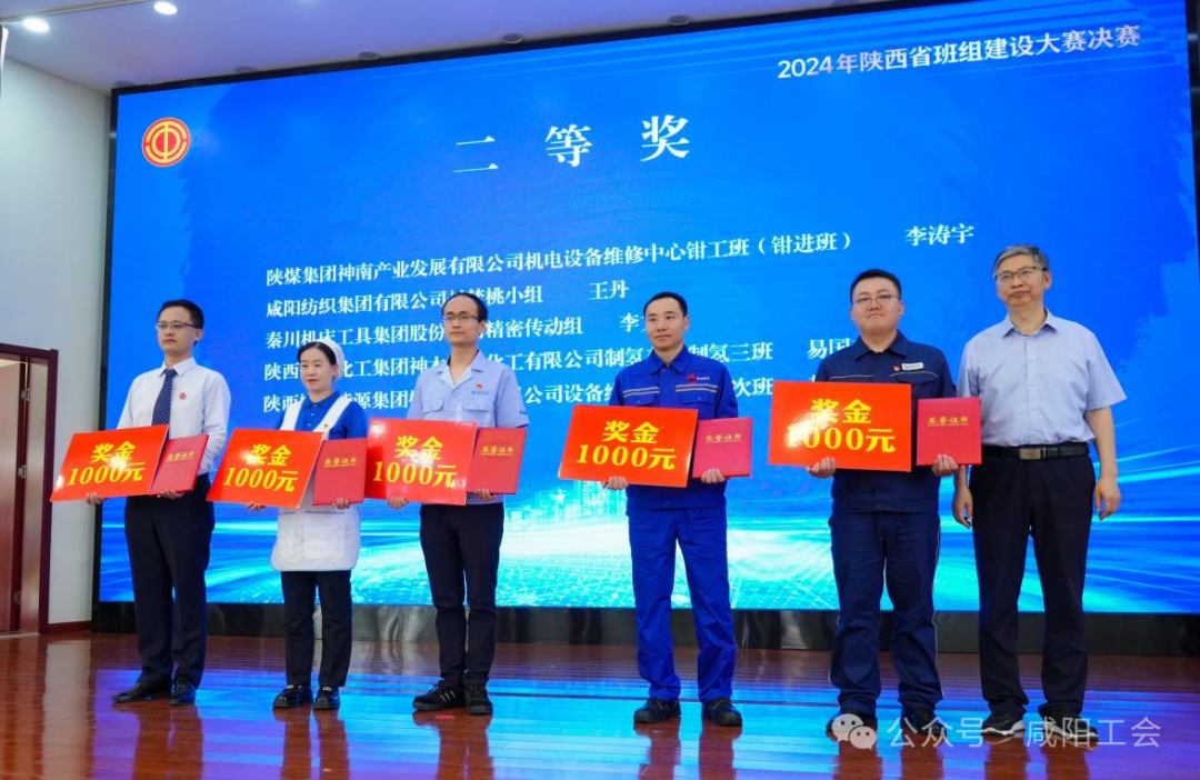 咸阳市总工会在2024年陕西省班组建设大赛中喜获佳绩
