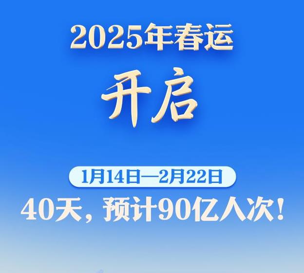 权威快报｜2025年春运，开启