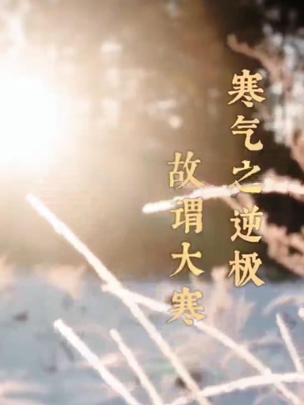 【视频】大寒｜冬色至此尽 辞旧迎新春