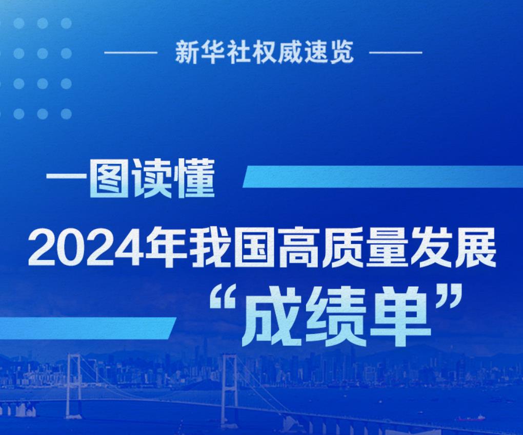 一圖讀懂2024年我國(guó)高質(zhì)量發(fā)展“成績(jī)單”