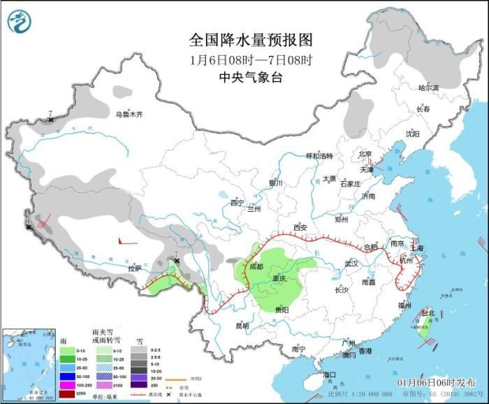 冷空氣將影響我國大部地區(qū) 西南地區(qū)和江南