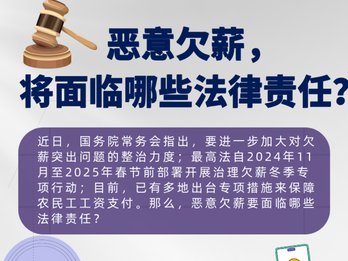惡意欠薪，將面臨哪些法律責(zé)任？
