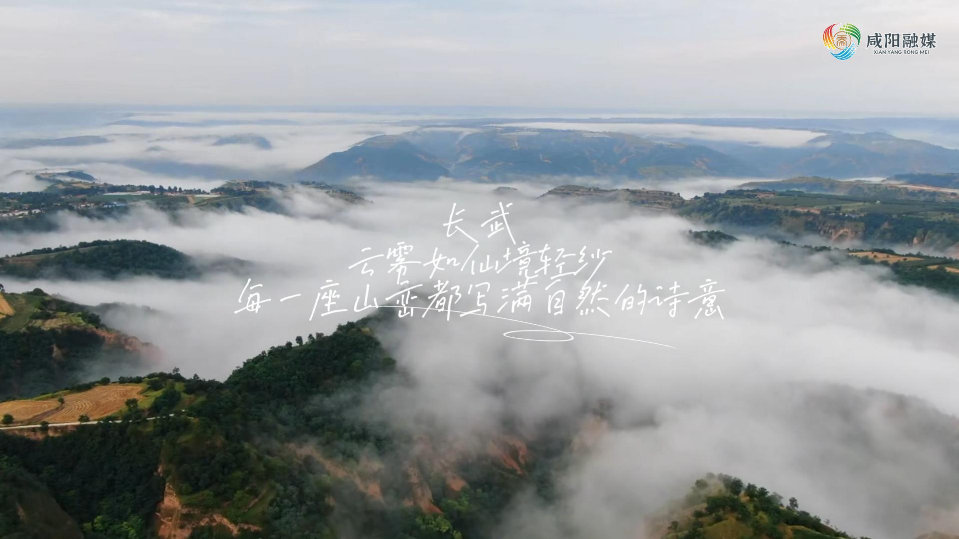 【视频】走进大美咸阳 | 长武：云雾如仙境轻纱 每一座山峦都写满自然的诗意
