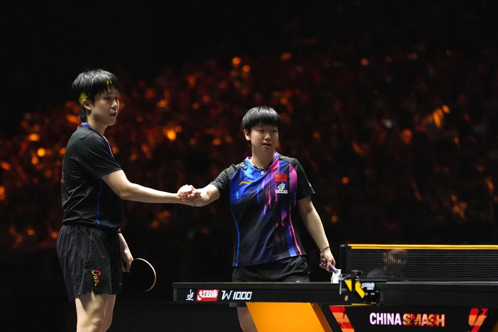 WTT中国大满贯赛：王楚钦/孙颖莎混双夺冠 国乒提前锁定男双金牌