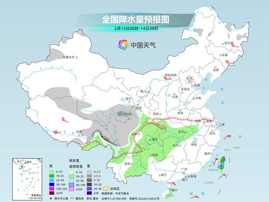 全国大部回暖局地升温超10℃ 明起南方阴雨再度发展