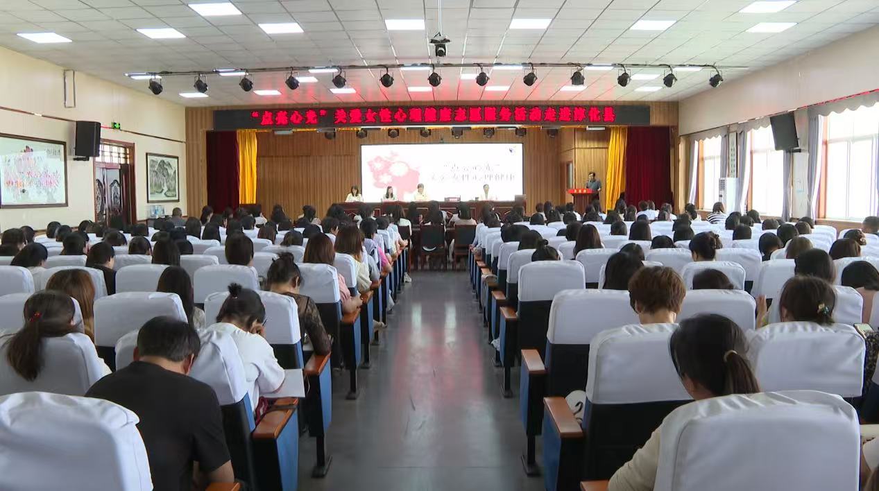 “点亮心光”关爱女性心理健康志愿服务活动走进淳化县