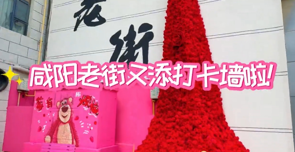 【视频】渭城：咸阳老街又添打卡墙啦！位置就在↓