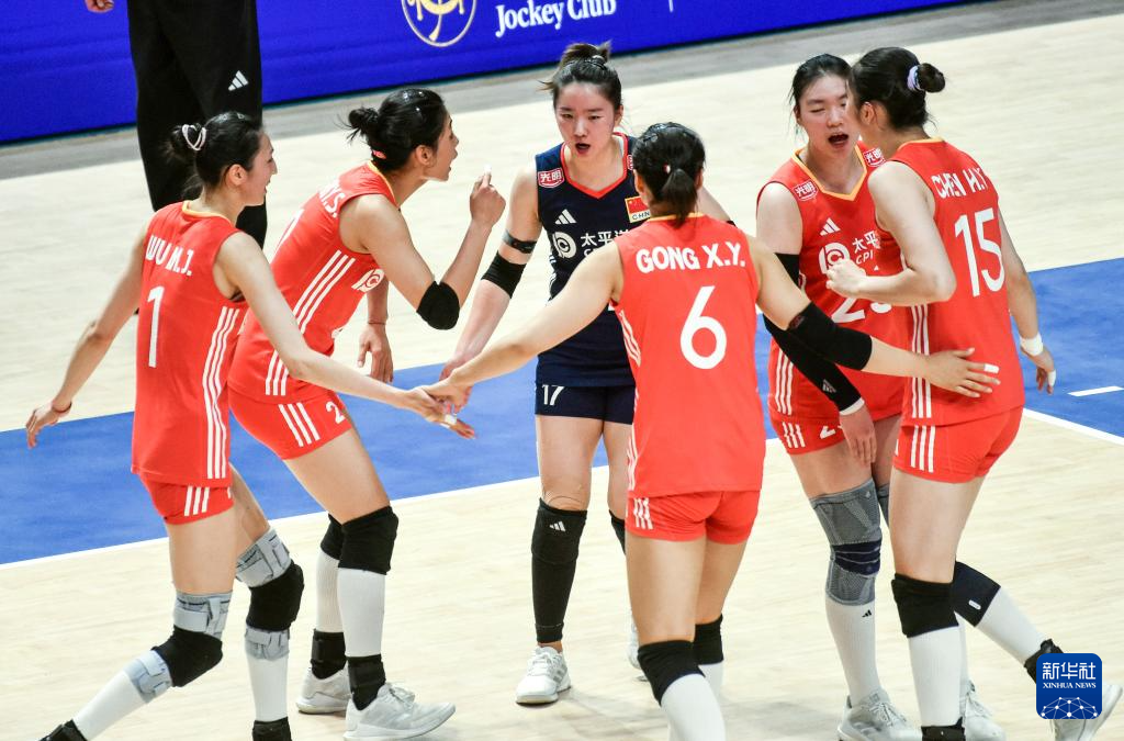 世界女排联赛香港站：中国队胜日本队迎三连胜