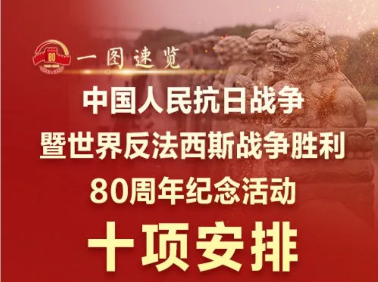 一图速览｜抗战胜利80周年纪念活动十项安排