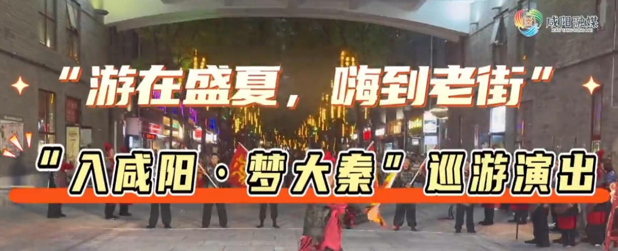【视频】游在盛夏 嗨到老街丨“入咸阳·梦大秦”巡游演出精彩上演
