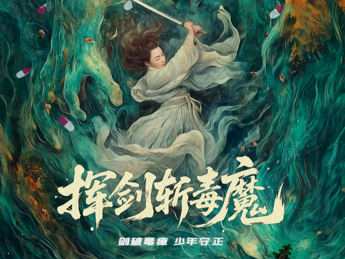 全民禁毒宣传月·海报｜《挥剑斩毒魔》