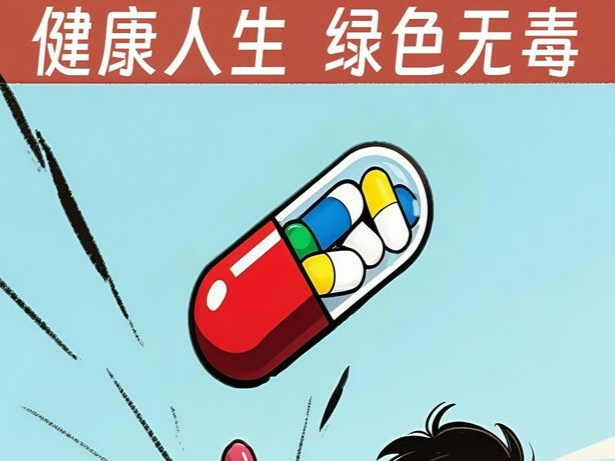 全民禁毒宣傳月·海報(bào)｜《青春無“毒”綻放》