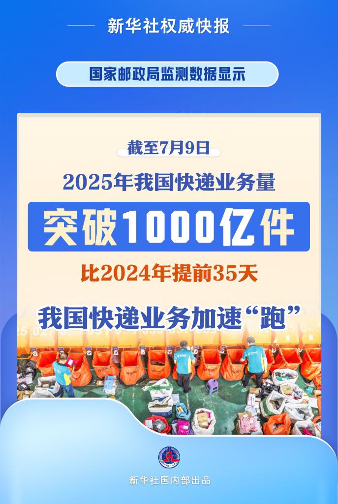 突破1000亿件！今年我国快递业务加速“跑”