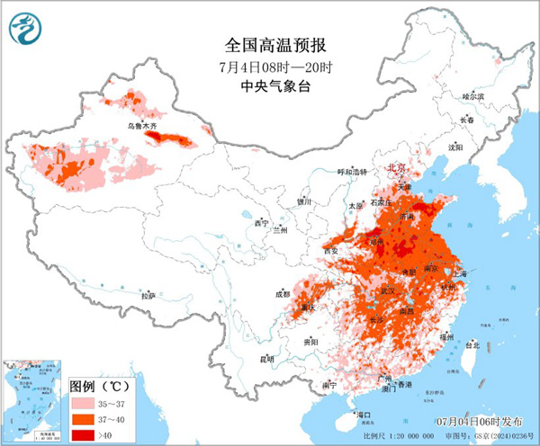 今年以来最强高温过程将进入鼎盛阶段 四川盆地至东北多地降雨频...