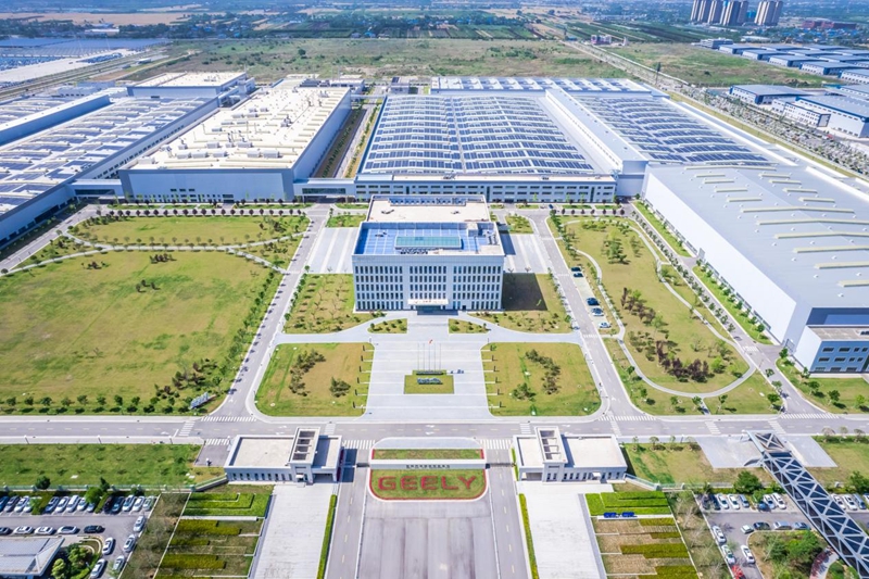 吉利汽车西安制造基地。西安经开区供图