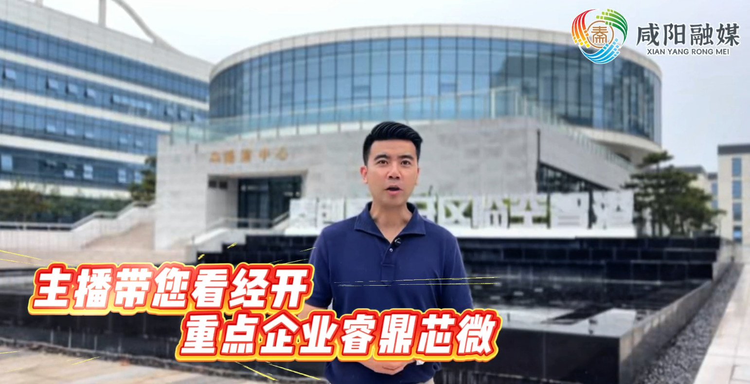 【视频】主播带您看经开丨科技生产“火力全开” ！ 咸阳经开区重点企业睿鼎芯微科技有限公司