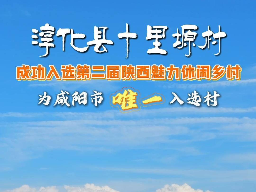 【视频】咸阳市唯一入选村！淳化县十里塬村成功入选第二届陕西魅...