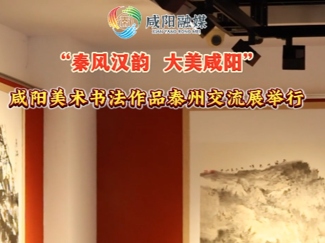 【视频】“秦风汉韵 大美咸阳”咸阳美术书法作品泰州交流展在泰...