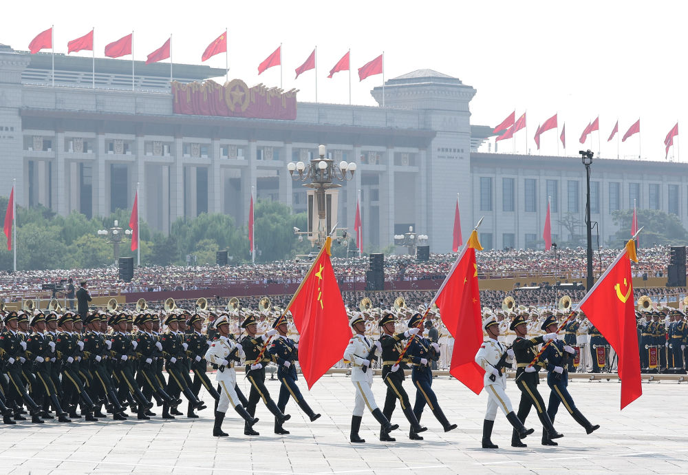 向著新的偉大勝利，前進(jìn)！——紀(jì)念中國人民抗日戰(zhàn)爭暨世界反法西斯戰(zhàn)爭勝利80周年大會(huì)側(cè)記