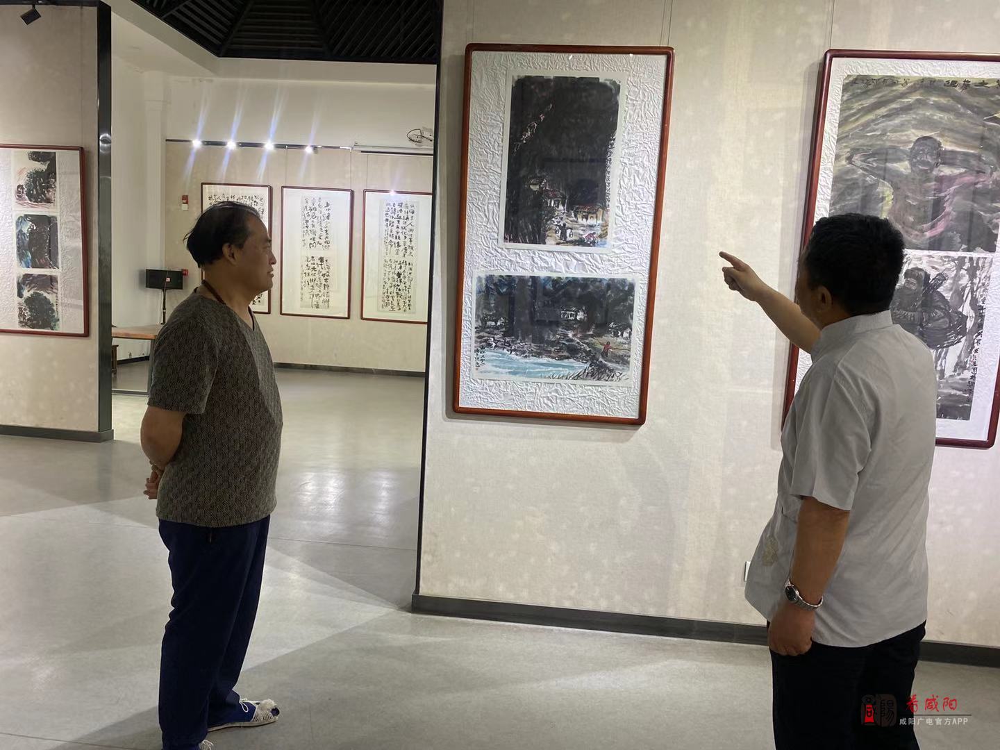 黨史學習教育張逸感恩書畫展開展獻禮建黨百年