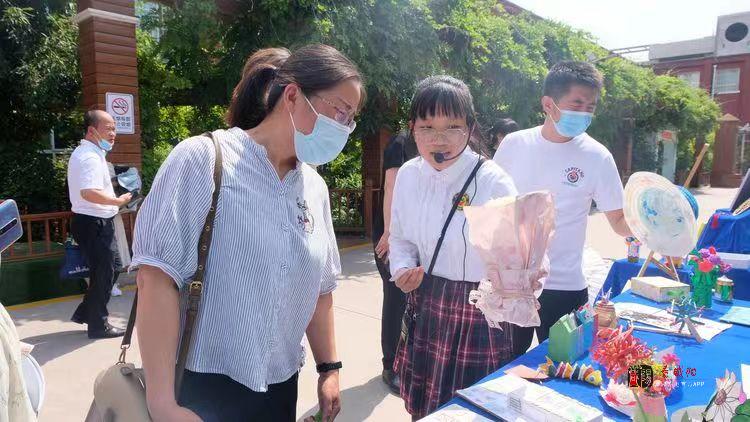 2022年校園生活垃圾分類現場推進會在天王學校舉行_本地民生_咸陽視聽