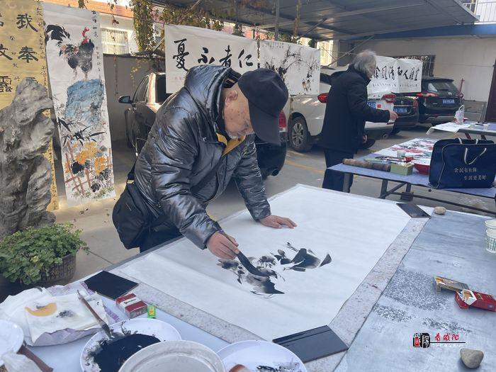 书画名家走进咸阳企业送文化下基层